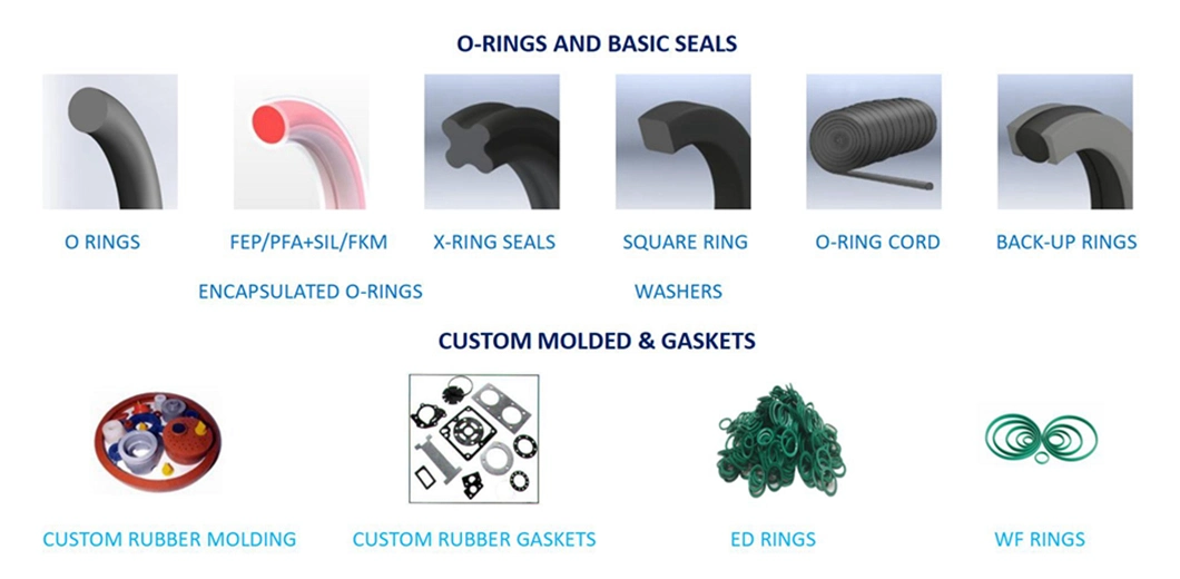 Super Quality Customized Size Heat Resistant Rubber Ffkm O Ring Seals