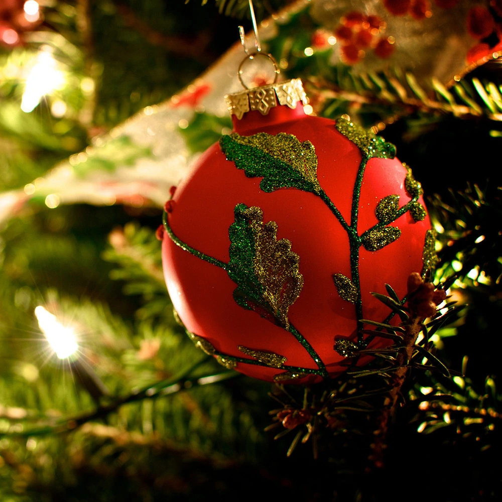 Wholesale Christmas Tree Ornament Decoration 4cm Plastic Christmas Ball
