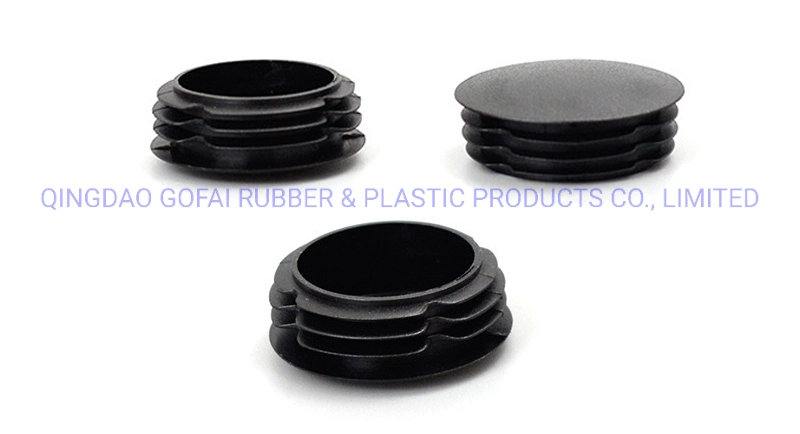 High Quality Round Plastic Insert End Cap for Stainless Steel Tube / 32mm 38mm 10mm-60mm Plastic Pipe Plug