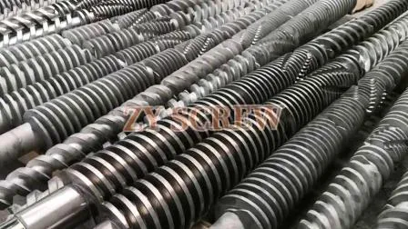 PVC PS PE Conical Twin Screw Barrel Plastics Machine Part