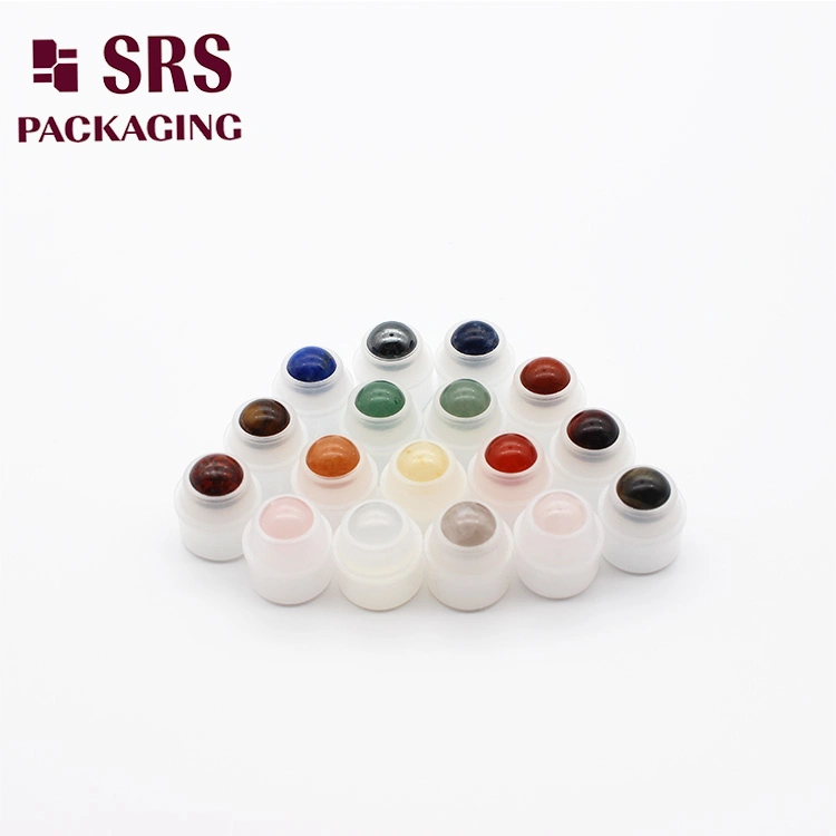 Cosmetic Roll On 5mm 8mm 10mm 20mm 25mm 25.4mm 35.56mm Stainless Metal Steel color Jadestone Glass Jade Massager Stone 1&quot; 1.14&quot; 1.4&quot; Plastic Hollow Roller Ball