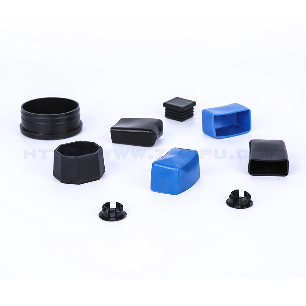 Molding Square Pipes Cap / End Plugs / Plastic End Caps for Steel Tube