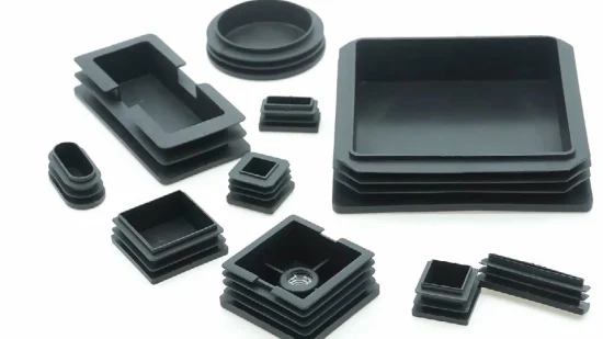 Custom Mixed Sizes Black Round Plastic Plugs, Glide Insert End Cap for Chair Table Stool Leg, Tube Pipe Hole Plug Cover