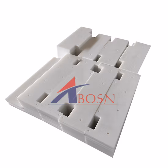 UHMWPE Guide Rail Mechanical Parts PE Machined Parts