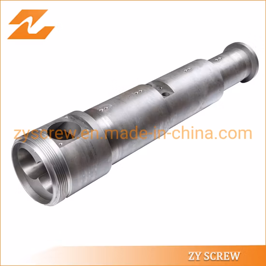PVC PS PE Conical Twin Screw Barrel Plastics Machine Part