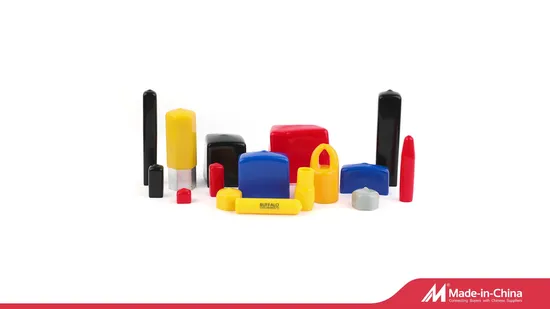 Wholesale Colorful Soft PVC End Cover and Plug, Plastic Tube End Cap 25mm
